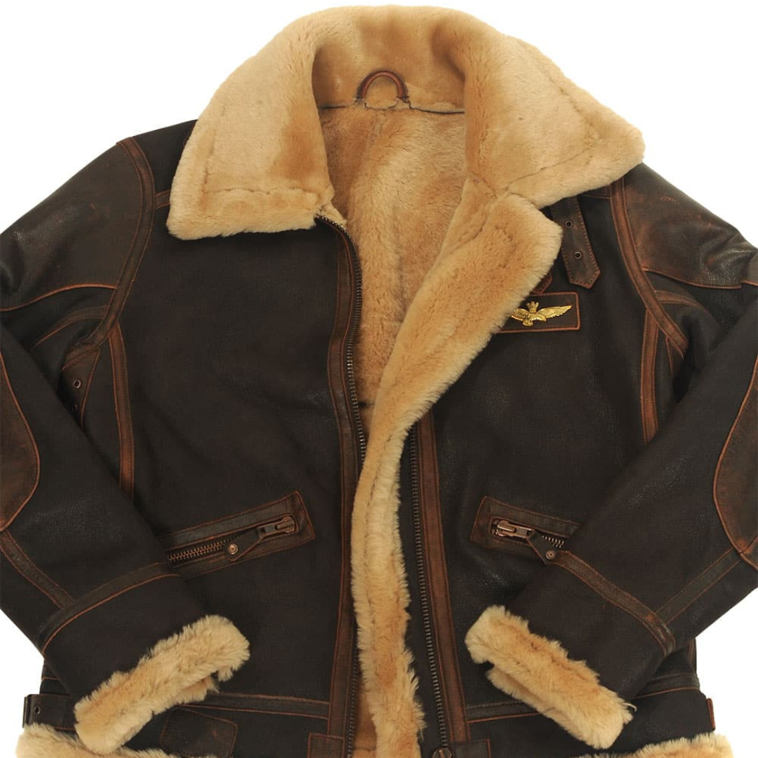Maverick — Limited Aviatorjakke med Lammeskind