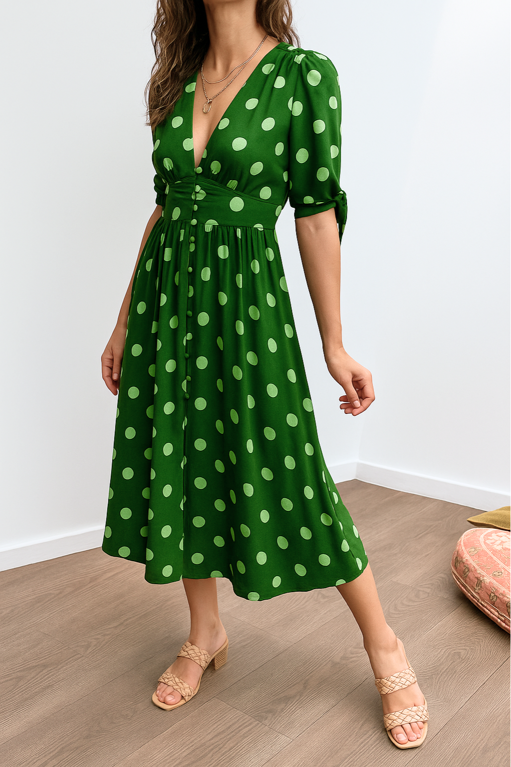 Kaleide™ – Elegant kjole med prikker