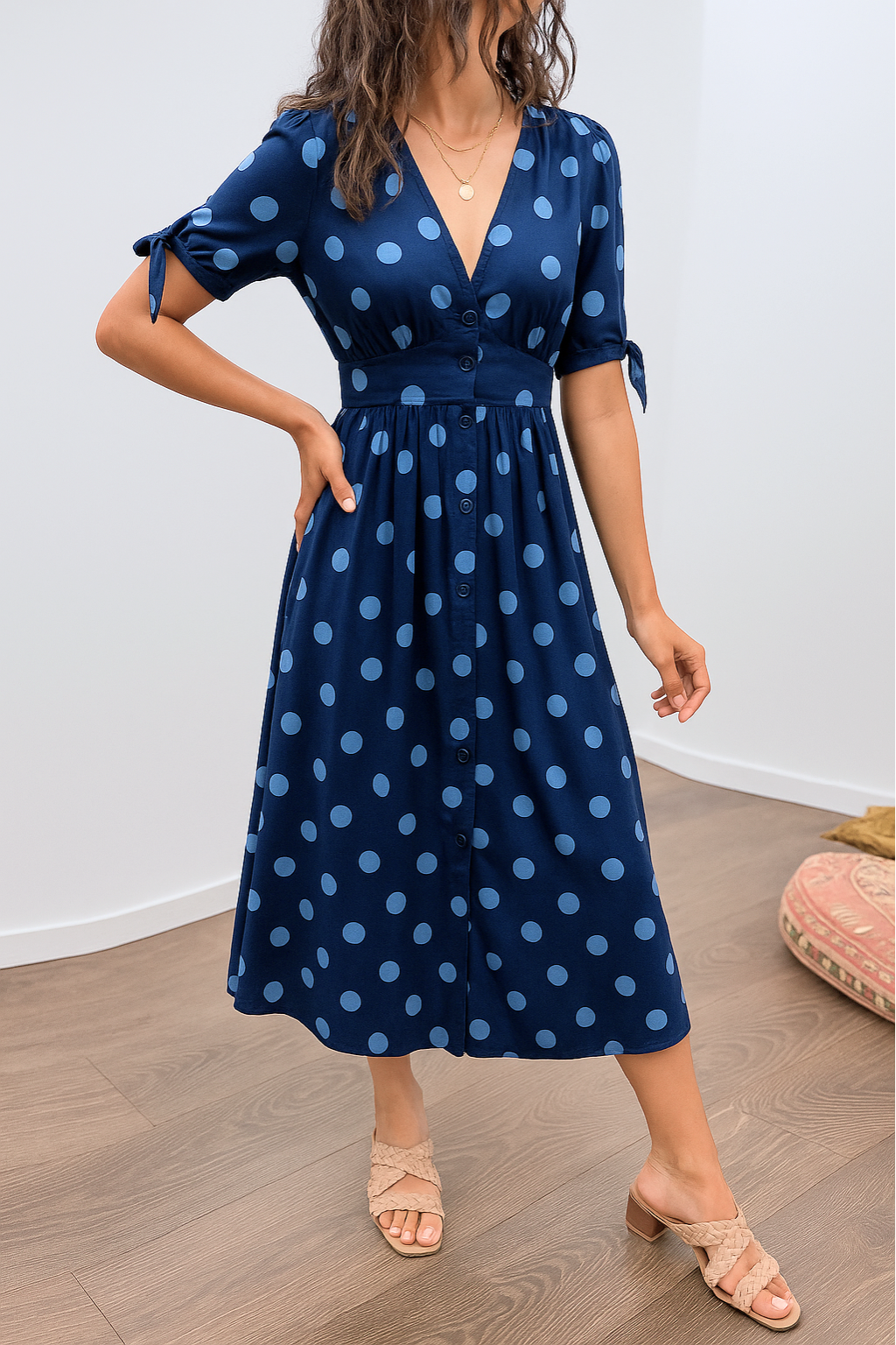 Kaleide™ – Elegant kjole med prikker