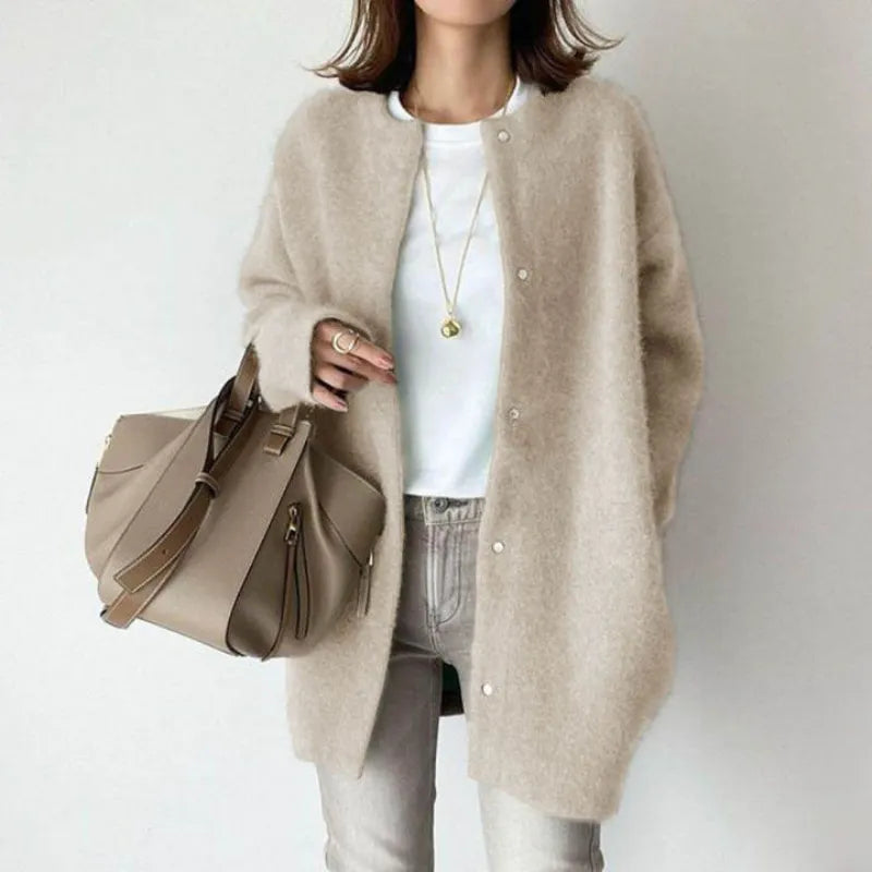 Juliette™ – Lang cardigan i blød uld