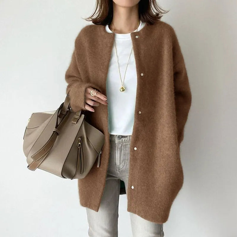 Juliette™ – Lang cardigan i blød uld
