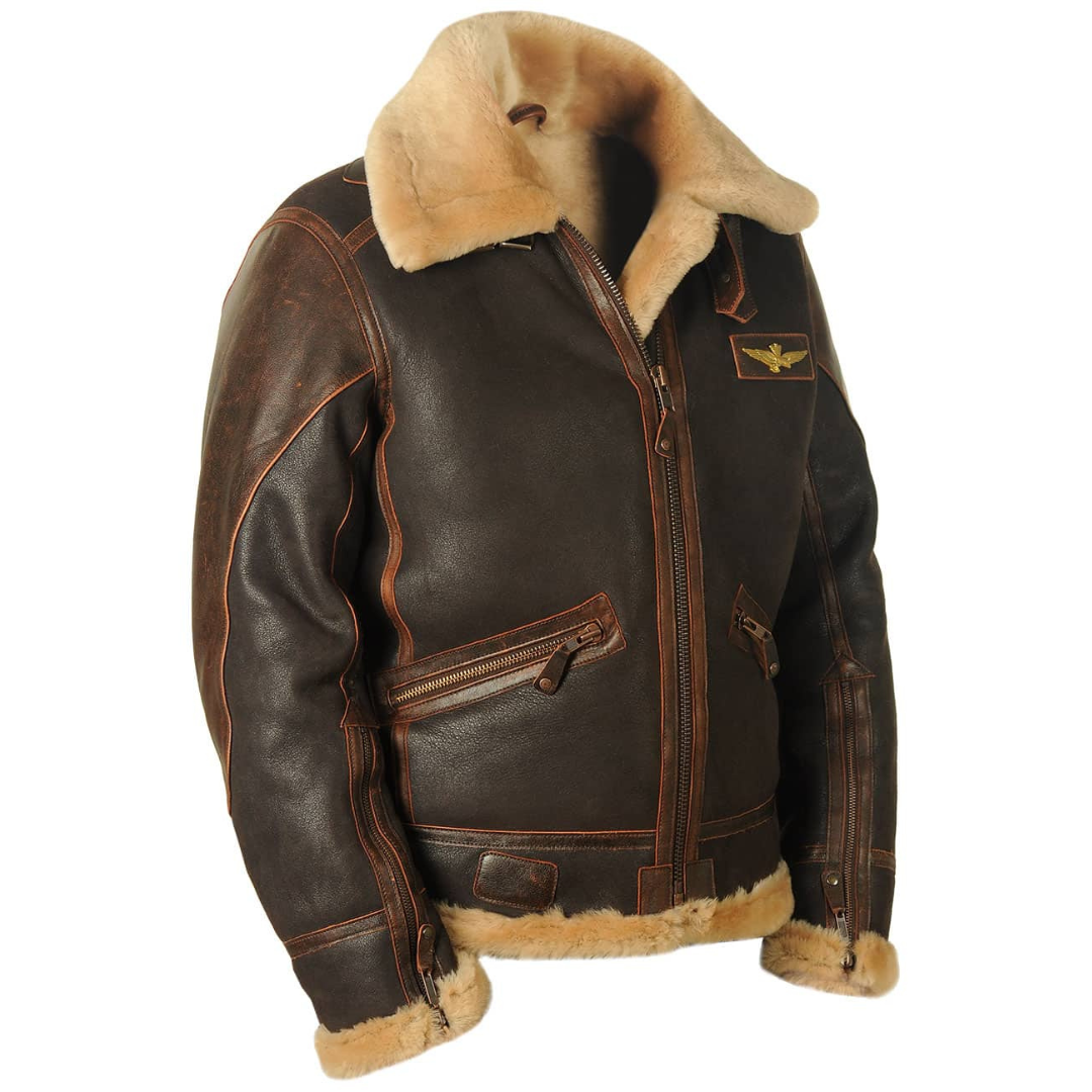 Maverick — Limited Aviatorjakke med Lammeskind