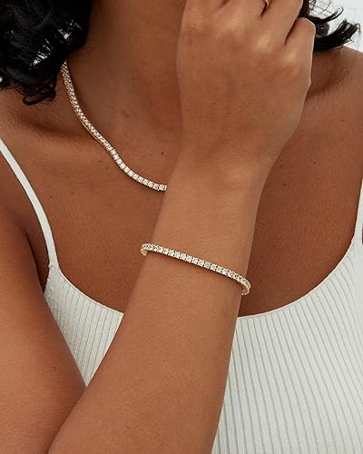 Tennisarmbånd | 18K Guld