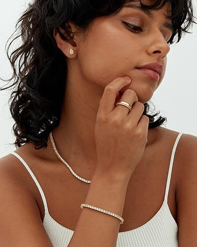 Tennisarmbånd | 18K Guld