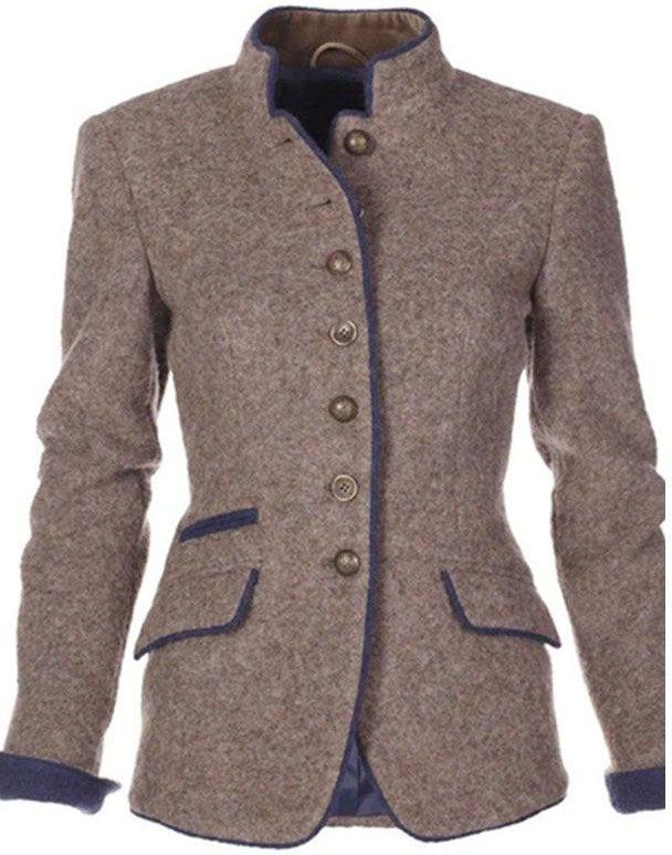 Valeria | Elegant cardigan med høj krave