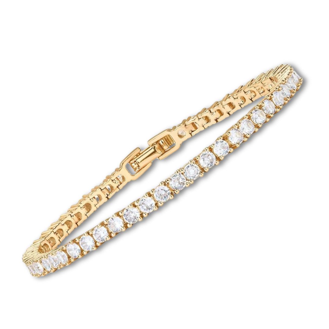 Tennisarmbånd | 18K Guld