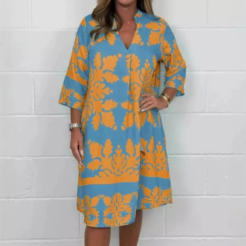 Kaleide™ – Elegant kjole med print