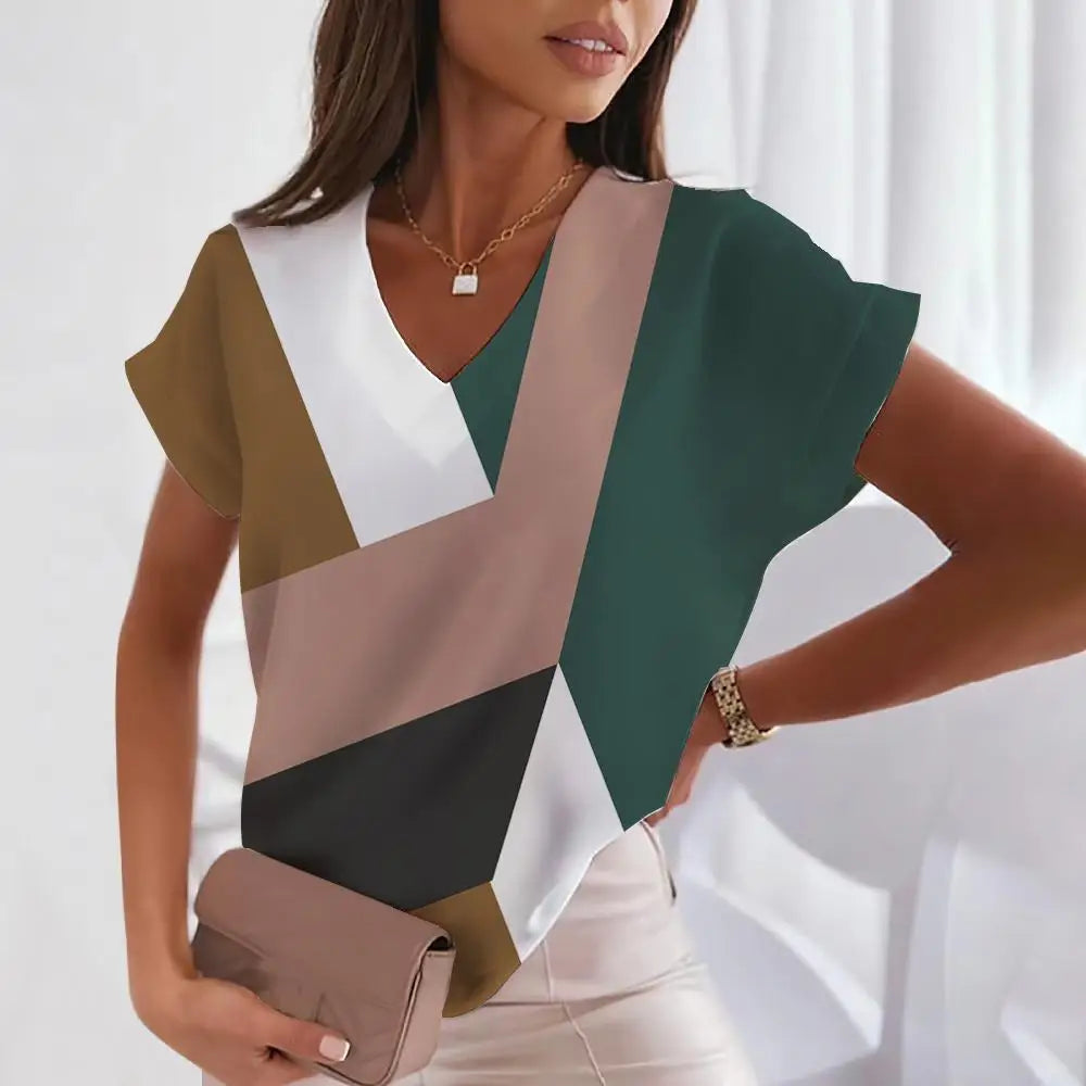 Chiara | Patchwork-bluse