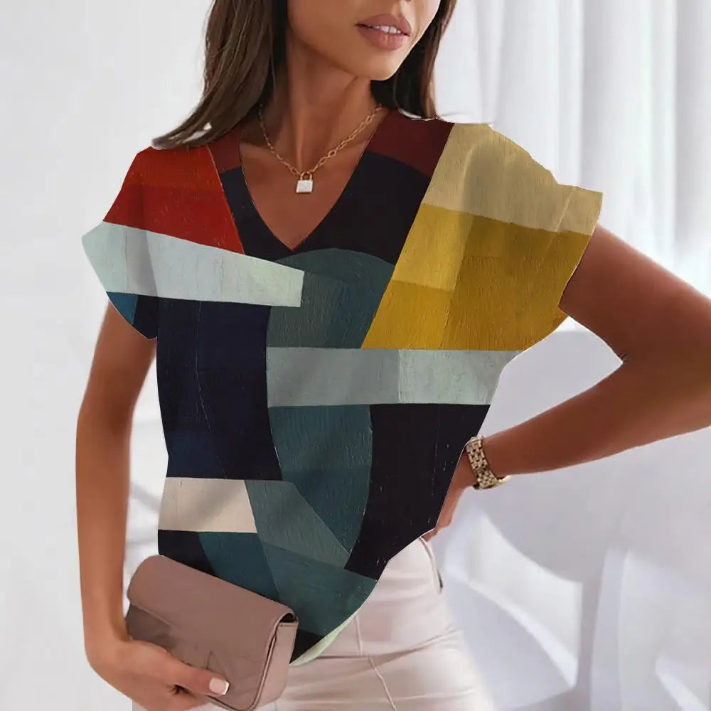 Chiara | Patchwork-bluse