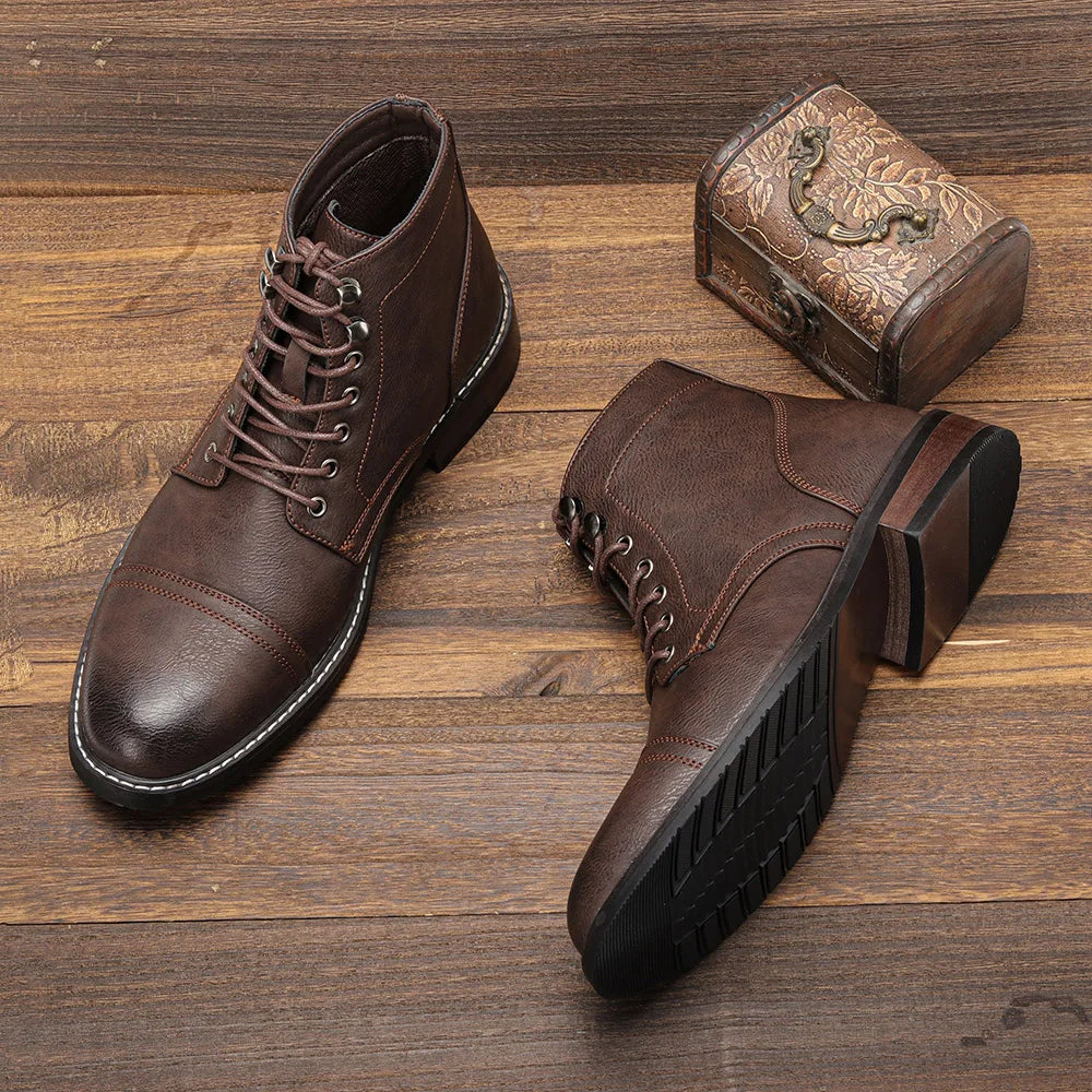 Keith | Vintage Cap-Toe Derby-støvler