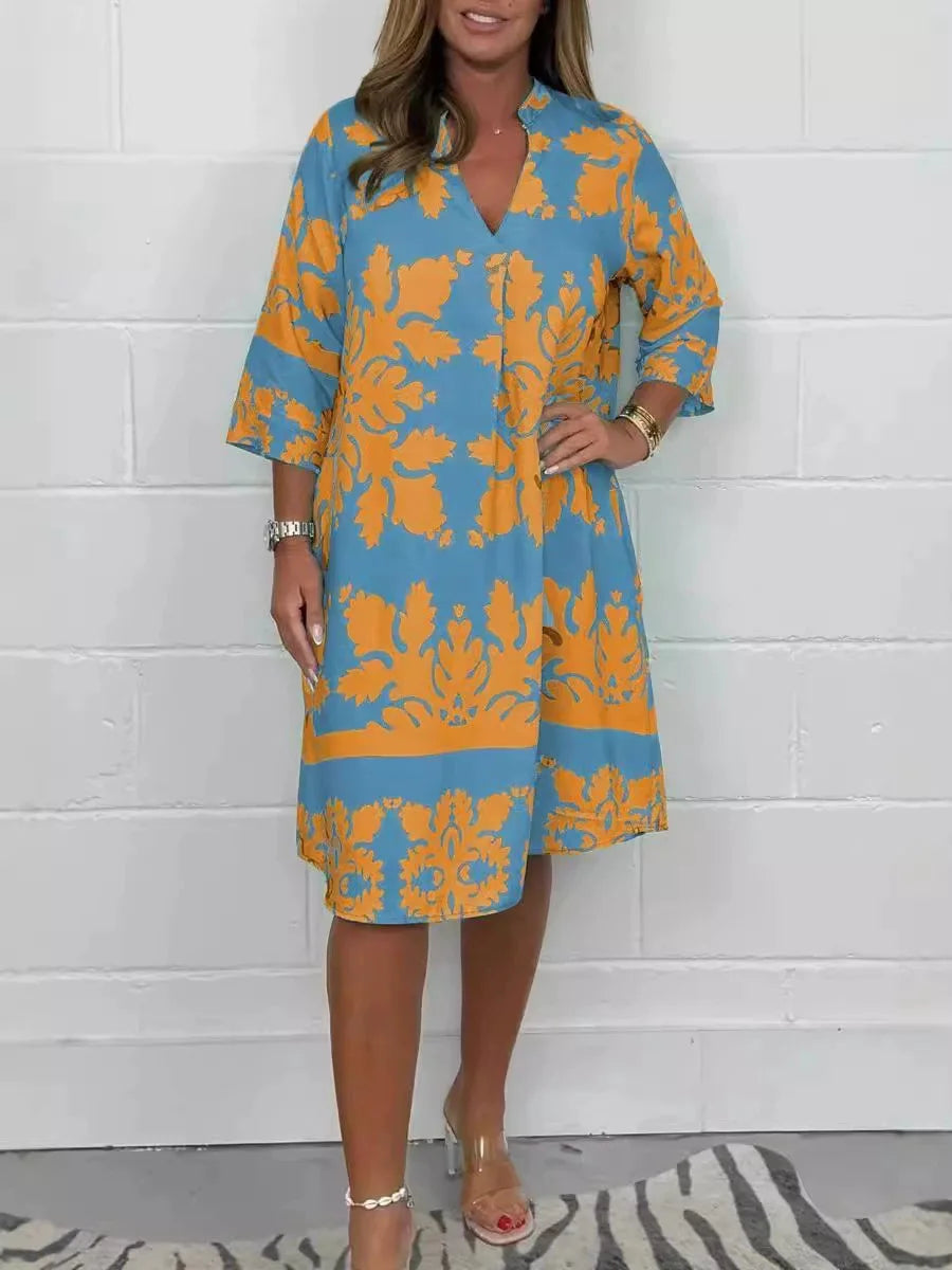 Kaleide™ – Elegant kjole med print