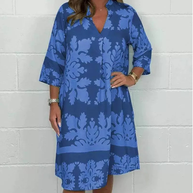 Kaleide™ – Elegant kjole med print