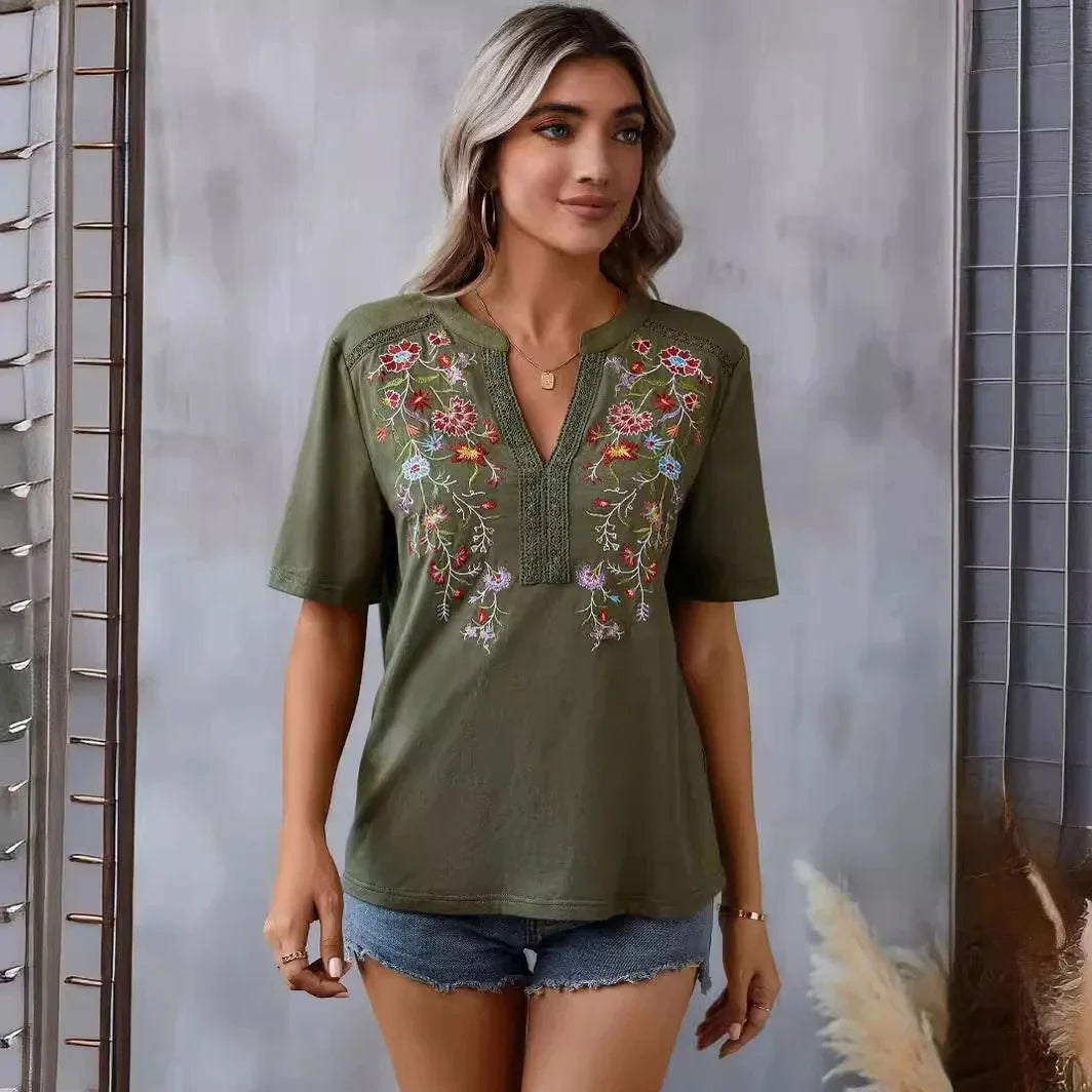 Cheska | Blomstret bluse