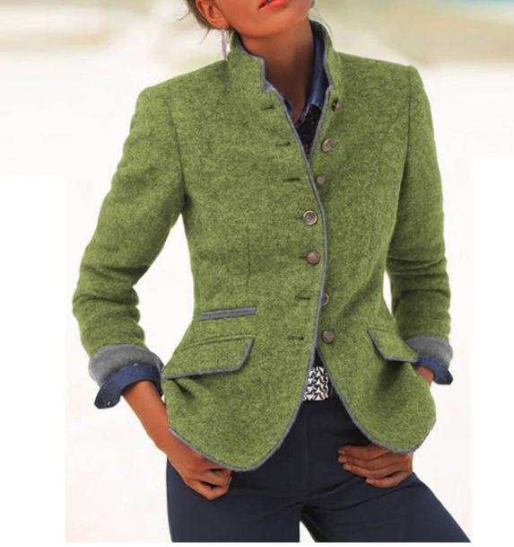 Valeria | Elegant cardigan med høj krave