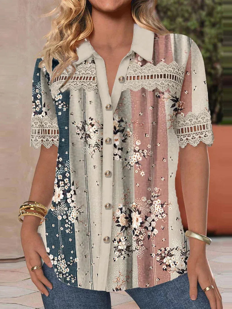 Kaleide™ - Patchwork-top med sommerblonder