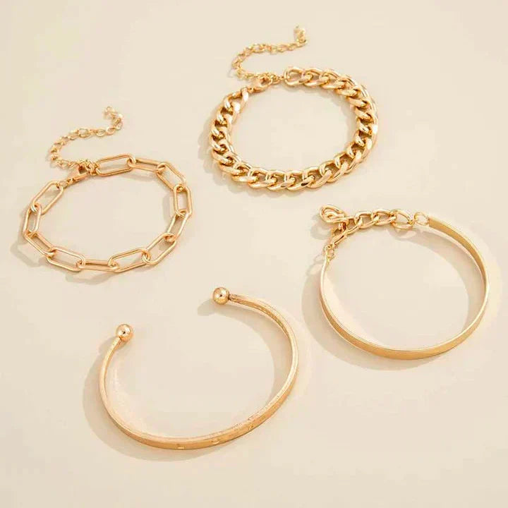 Elan Mercer armbåndssæt | 18K Guld