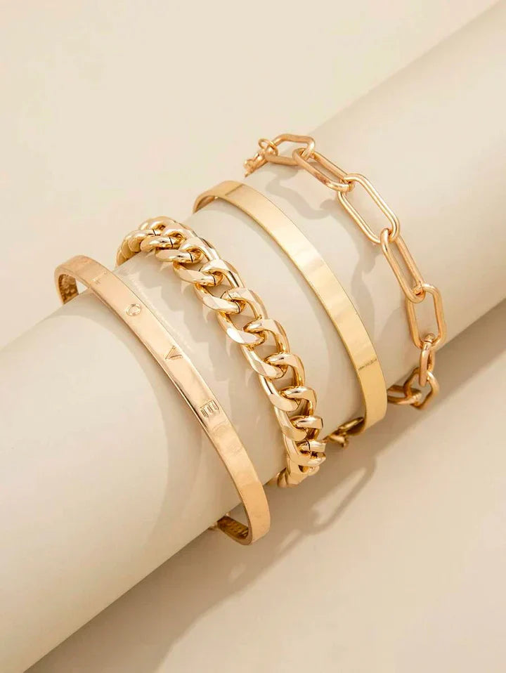 Elan Mercer armbåndssæt | 18K Guld