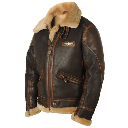 Maverick — Limited Aviatorjakke med Lammeskind