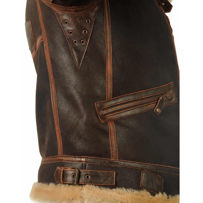 Maverick — Limited Aviatorjakke med Lammeskind