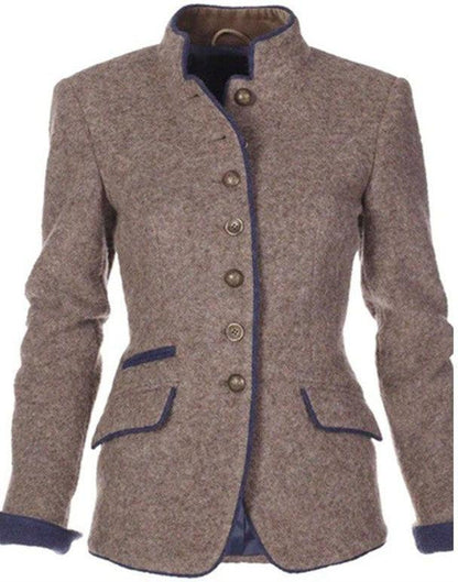 Valeria | Elegant cardigan med høj krave