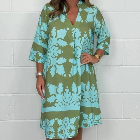 Kaleide™ – Elegant kjole med print