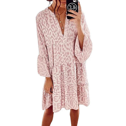 Kaleide™ – Elegant kjole med leopardmønster