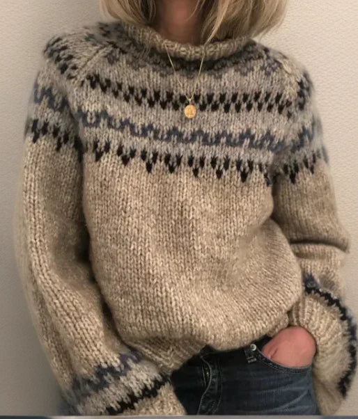 Ashley | Vintage islandsk trøje